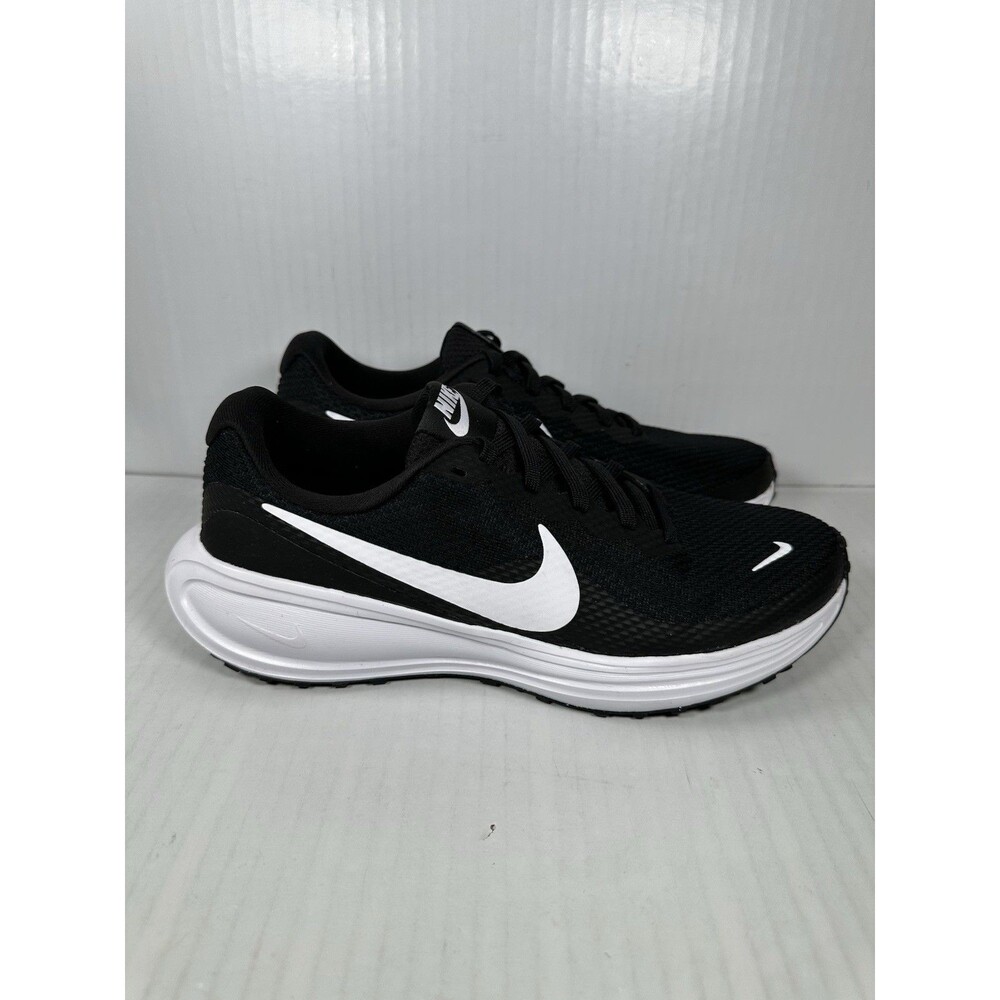 Size 7.5 Nike Revolution 8 Black White Womens Running Jogging Shoes HJ8485-001